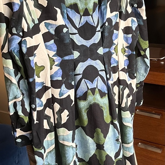 Cotton/linen dress L NWOT - Picture 11 of 11